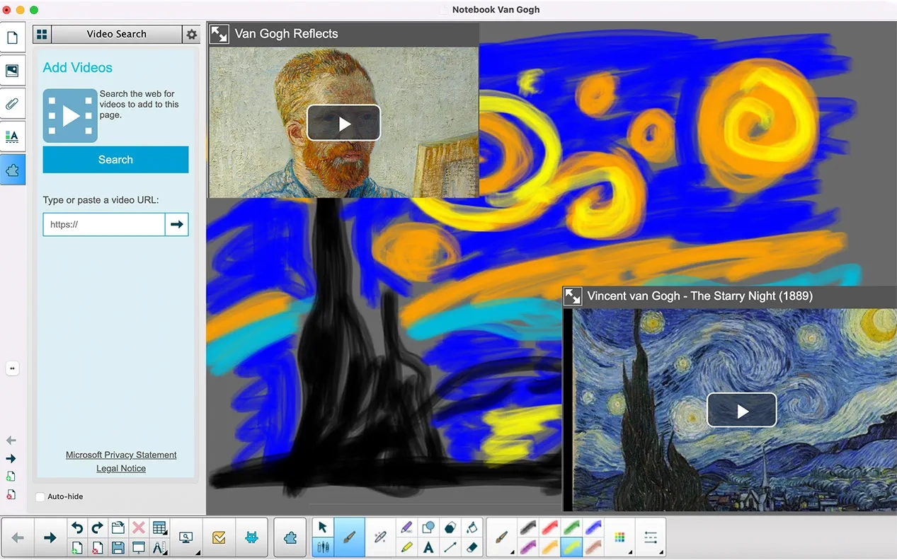 Notebook Player/Whiteboard